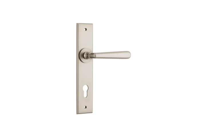 Copenhagen Lever Chamfered Satin Nickel
