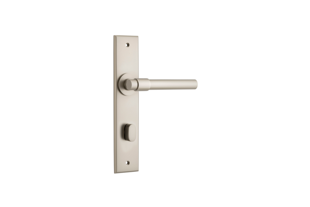 Helsinki Lever Chamfered Satin Nickel