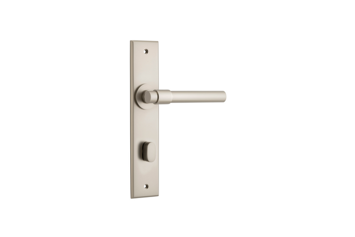 Helsinki Lever Chamfered Satin Nickel