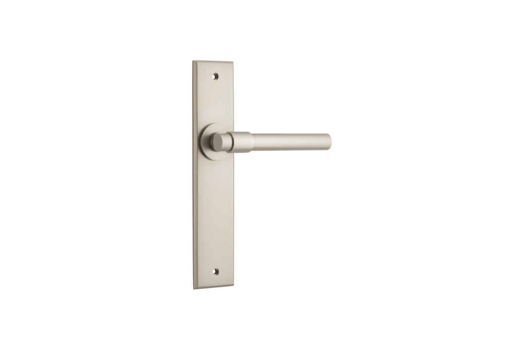 Helsinki Lever Chamfered Satin Nickel