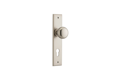 Cambridge Knob Chamfered Satin Nickel