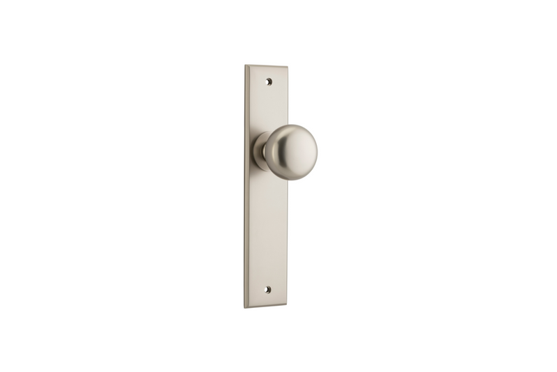 Cambridge Knob Chamfered Satin Nickel