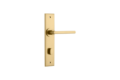 Baltimore Lever Chamfered Brushed Brass
