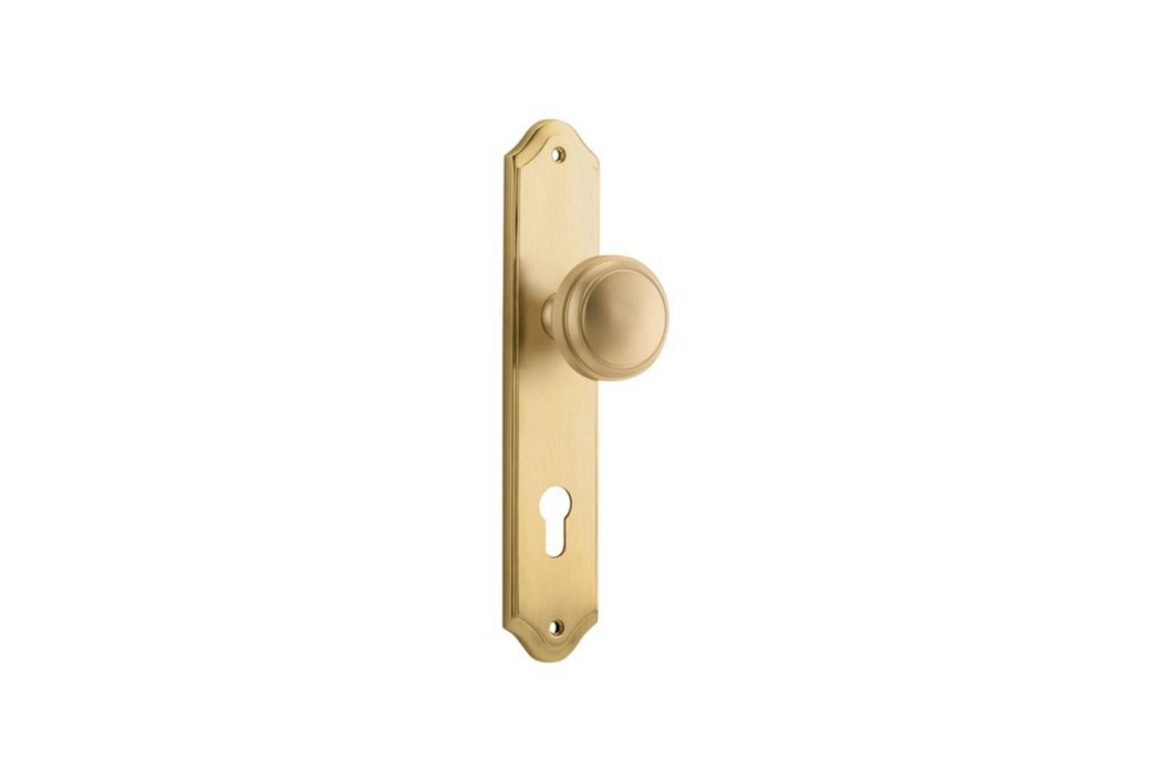 Paddington Knob Shouldered Brushed Brass