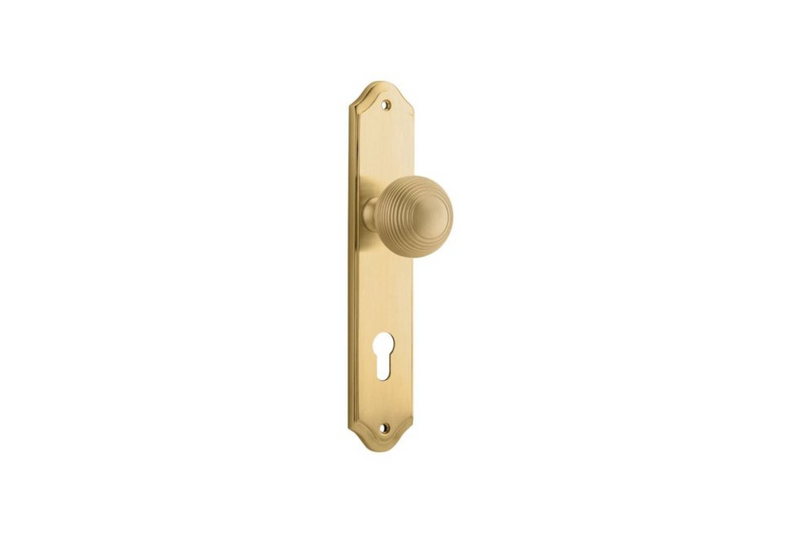 Guildford Knob Shouldered Brushed Brass