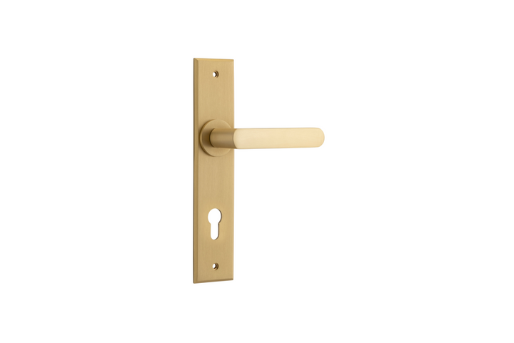 Osaka Lever Chamfered Brushed Brass