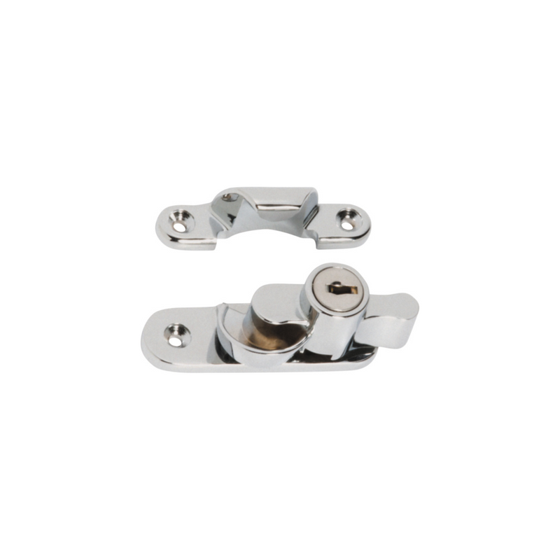 Sash Fastener - Locking  Satin Chrome