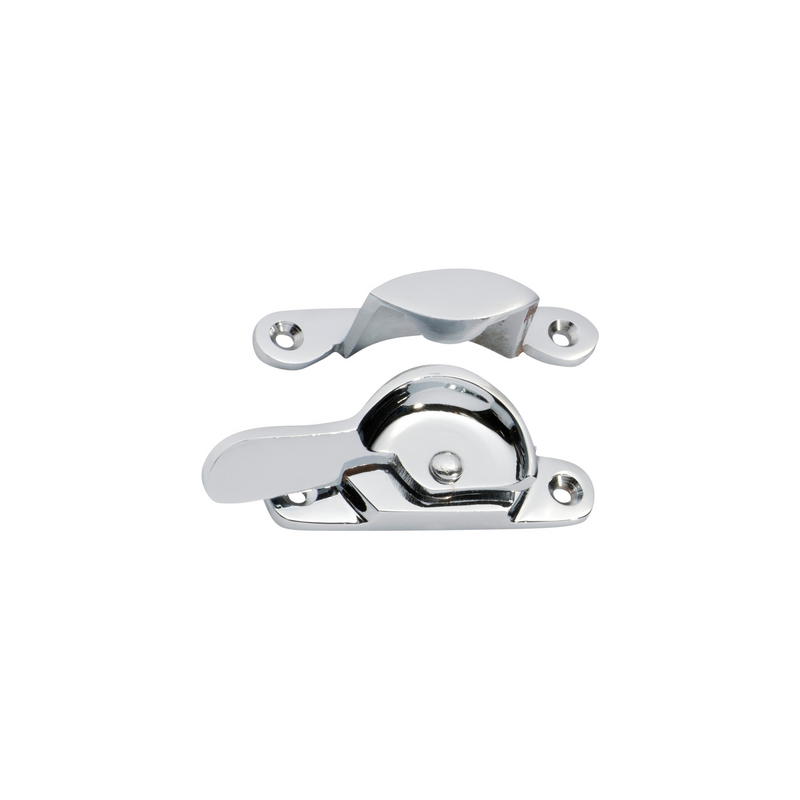 Sash Fastener - Narrow Polished Chrome