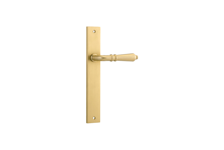 Sarlat Lever Rectangular Brushed Gold PVD