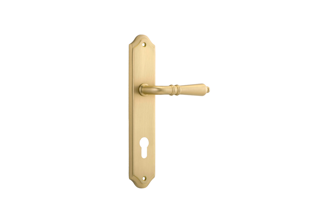 Sarlat Lever Shouldered Brushed Gold PVD
