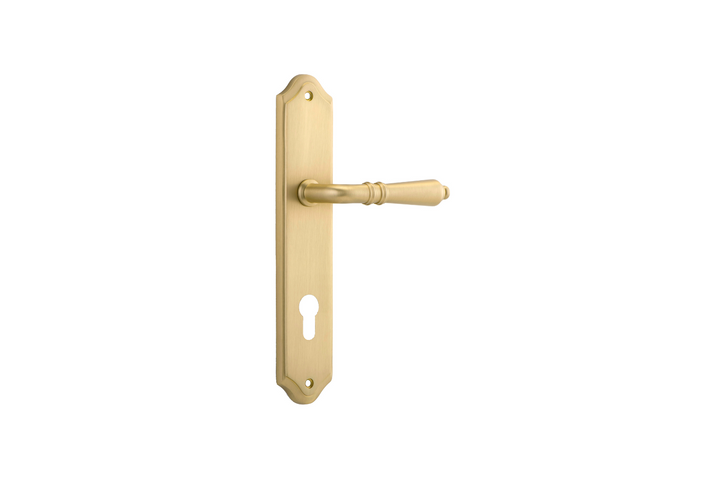 Sarlat Lever Shouldered Brushed Gold PVD