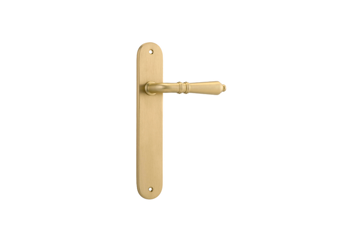 Sarlat Lever Oval Brushed Gold PVD