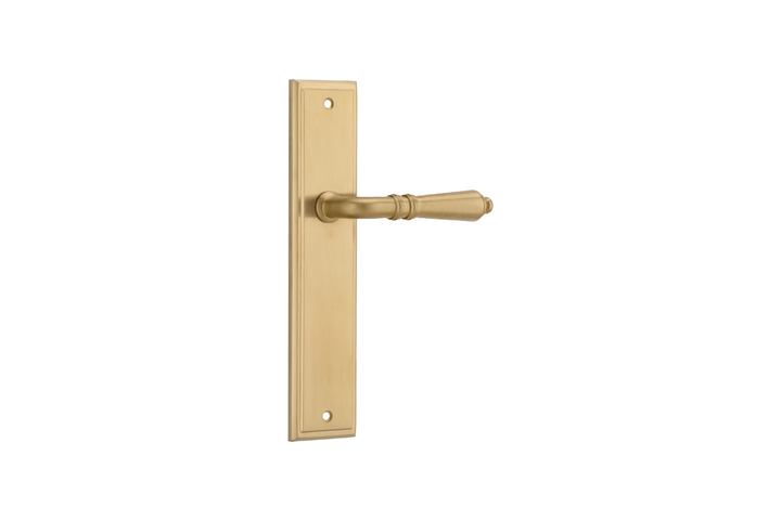 Sarlat Lever Stepped Brushed Gold PVD