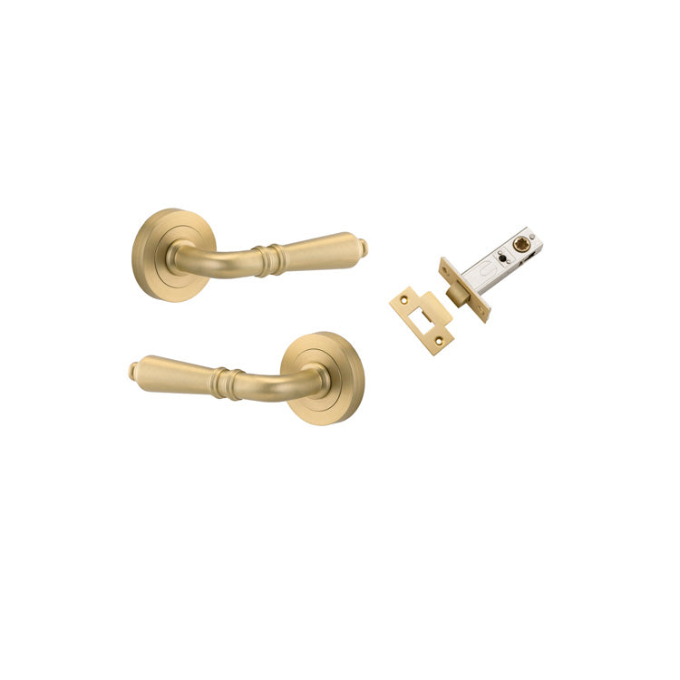 Sarlat Lever on Rose Brushed Gold PVD Passage Kit