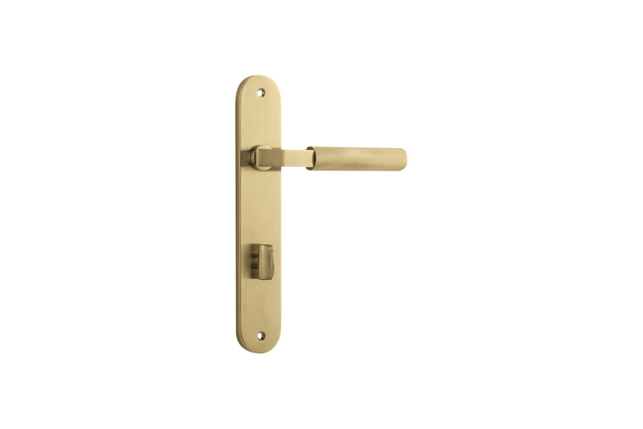 Brunswick Lever Oval Brushed Gold PVD