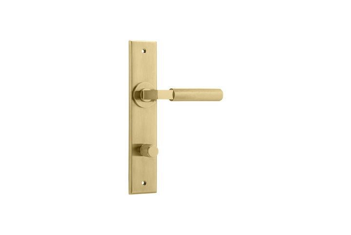 Brunswick Lever Chamfered Brushed Gold PVD