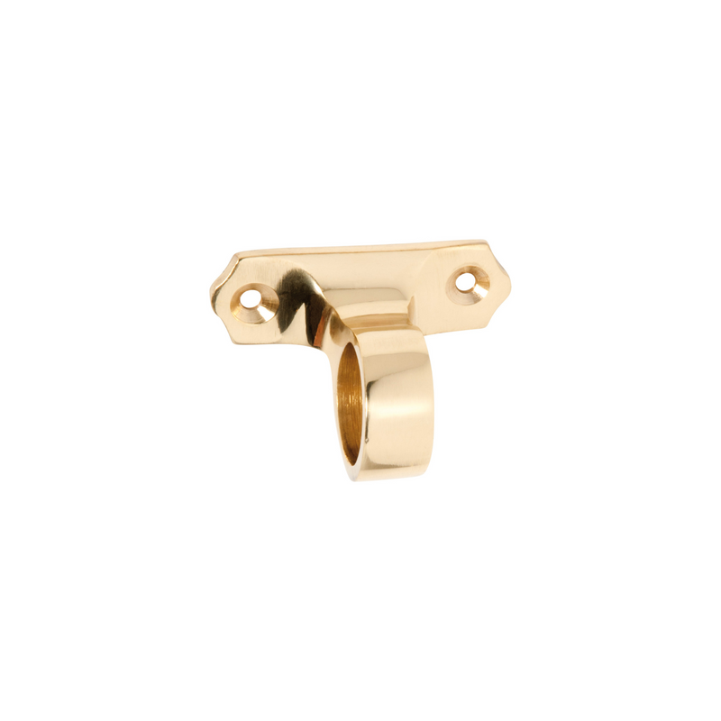 Sash Eye - Offset Polished Brass