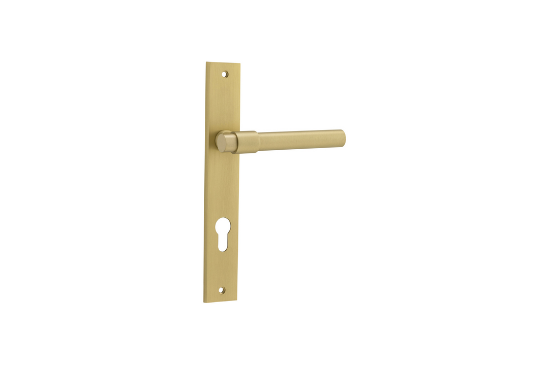 Helsinki Lever Rectangular Brushed Gold PVD