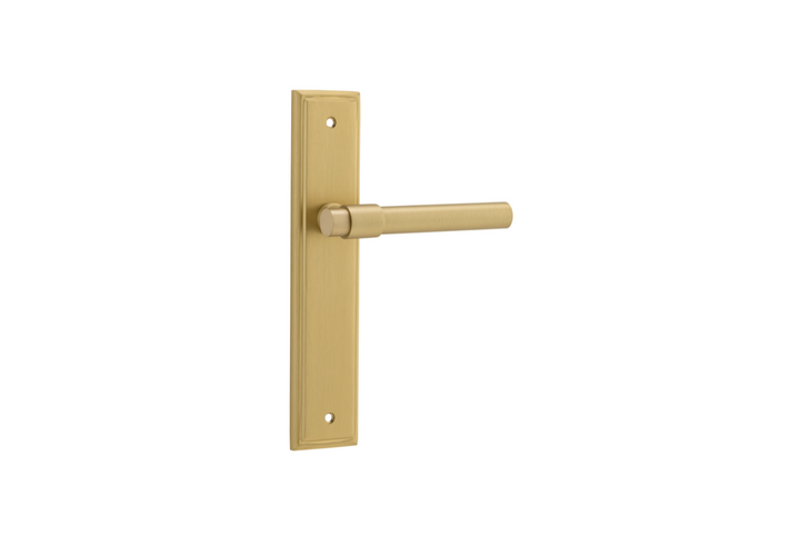 Helsinki Lever Stepped Brushed Gold PVD