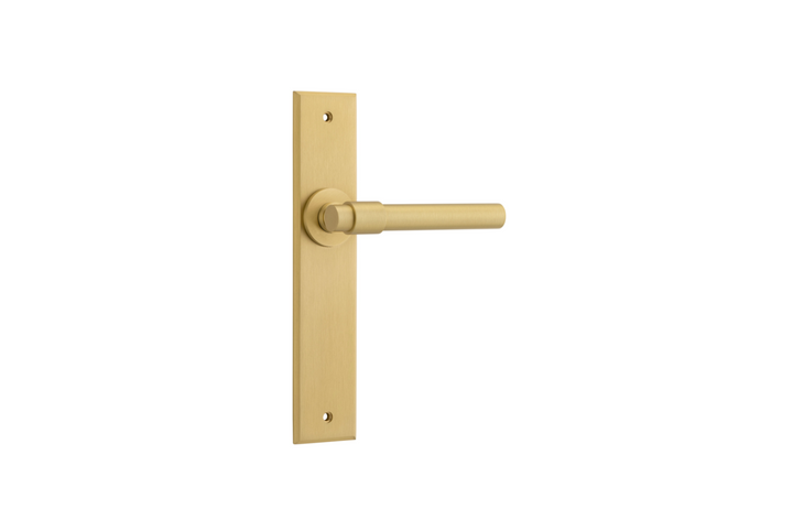 Helsinki Lever Chamfered Brushed Gold PVD