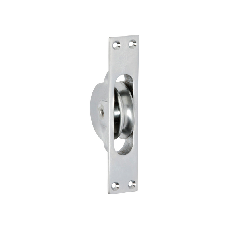 Sash Pulley Satin Chrome