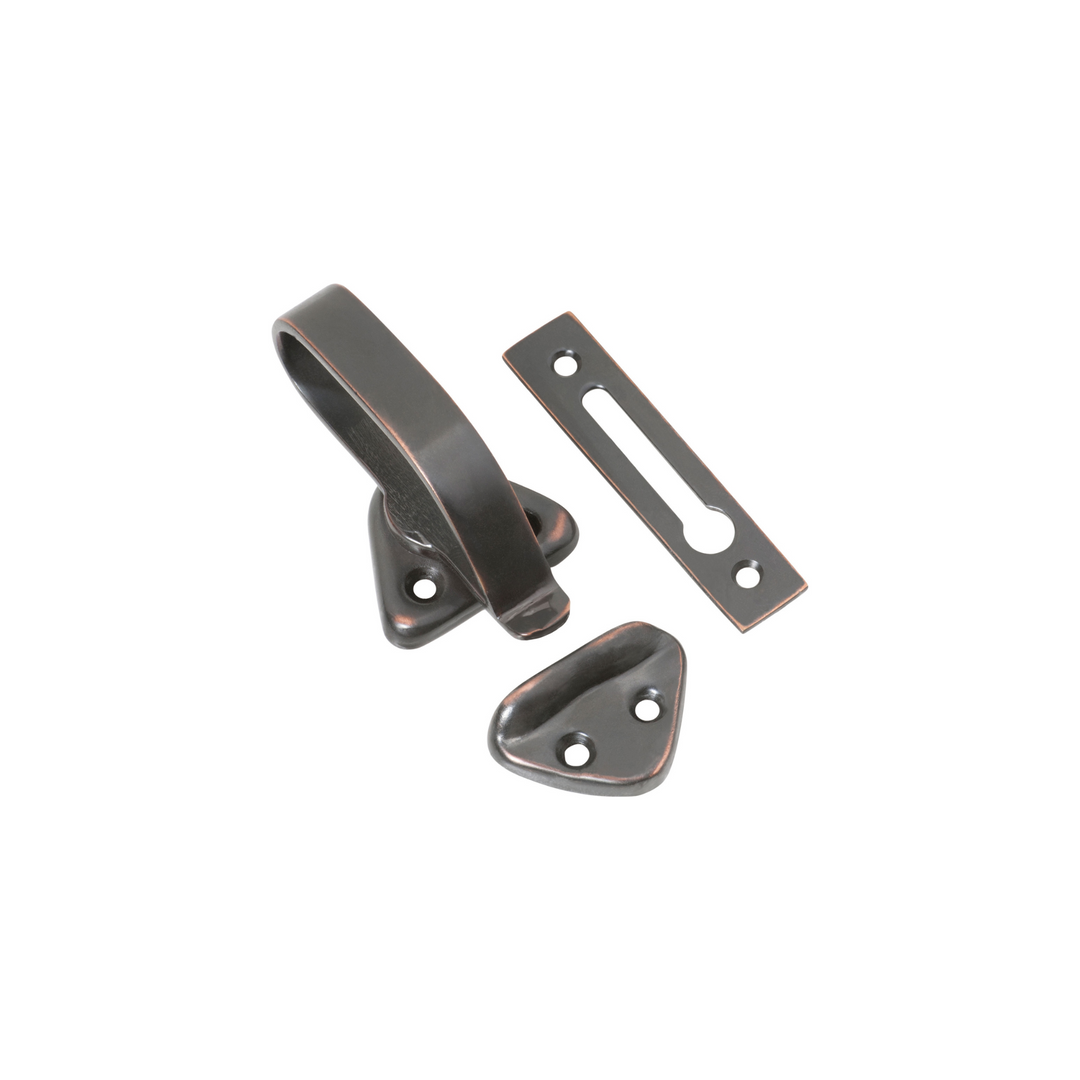 Hopper Window Fastener Antique Copper