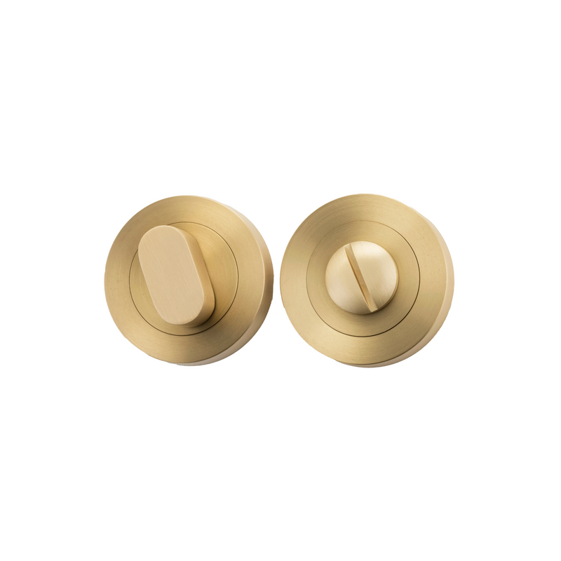 Privacy Turn Round Brushed Gold PVD 52mm