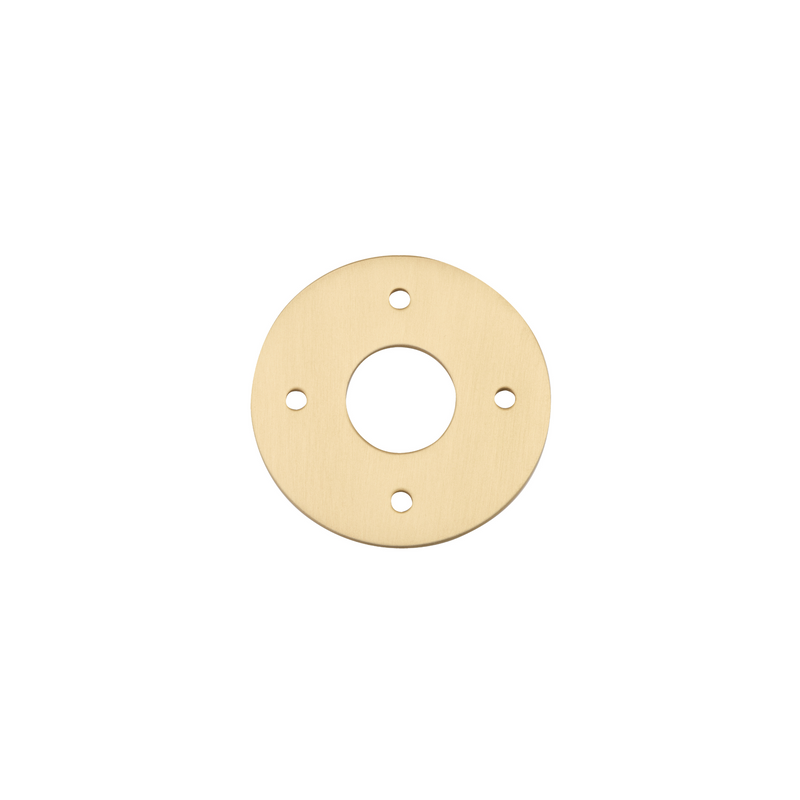 Adaptor Plate (Pair) Round Brushed Gold PVD