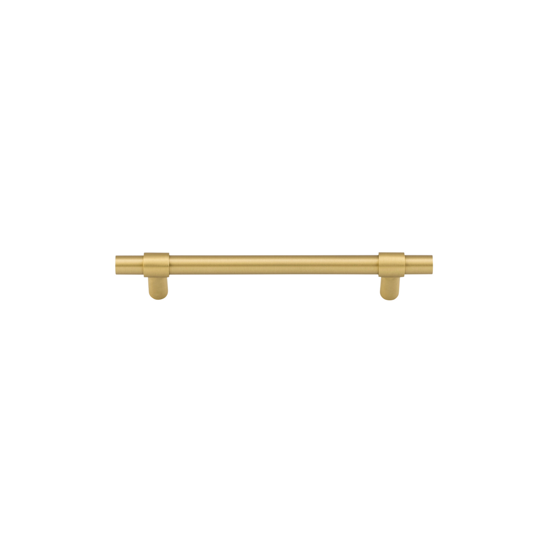 Helsinki Cabinet Pull Brushed Gold PVD CTC 128mm