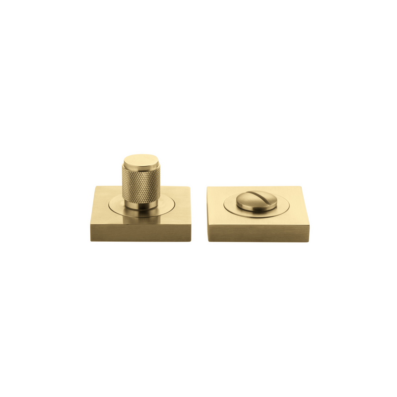 Brunswick Privacy Turn Square Brushed Gold PVD