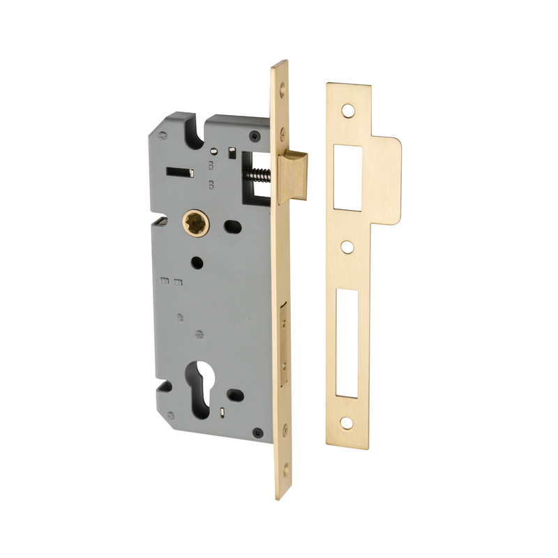 85mm Euro Lock Brushed Gold PVD 45mm