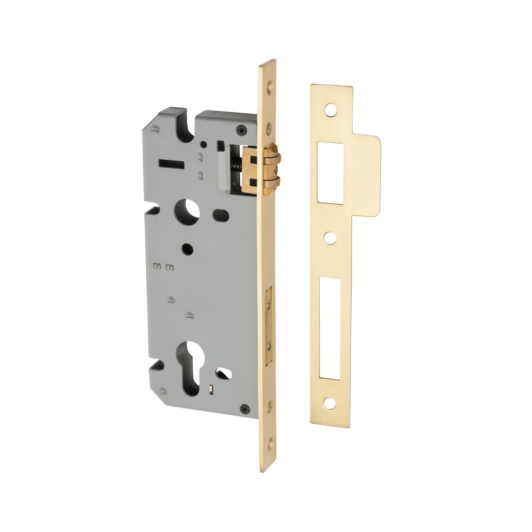 Euro Roller Lock Brushed Gold PVD 45mm