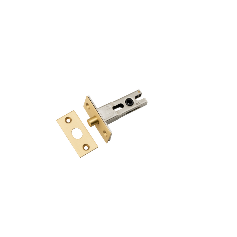 Privacy Bolt Round Brushed Gold PVD 45mm