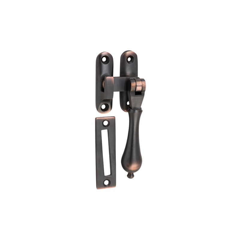 Casement Fastener - Teardrop  Antique Copper