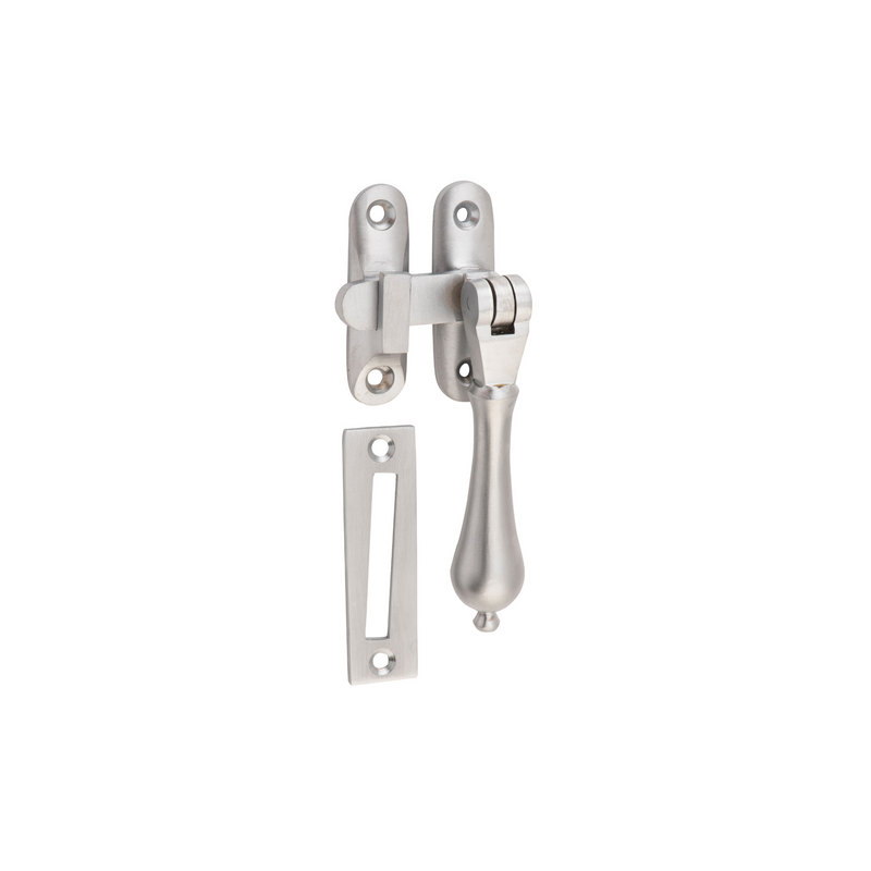 Casement Fastener - Long Throw Satin Chrome