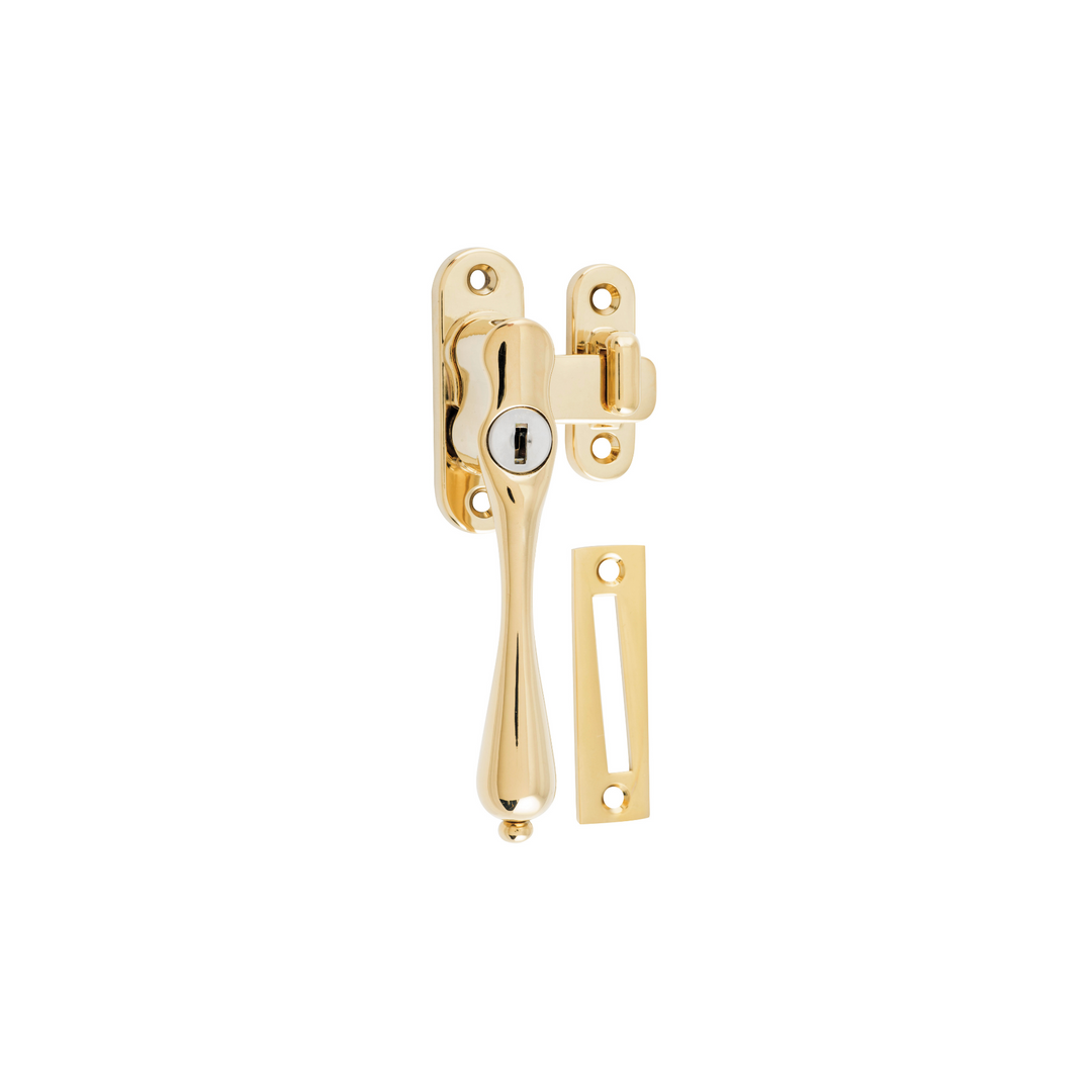 Casement Fastener - Locking Left Hand PVD