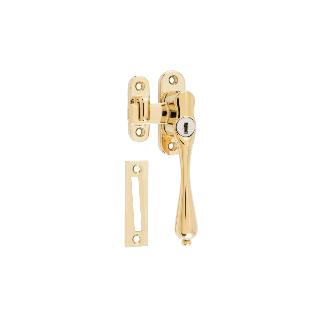 Casement Fastener - Locking Right Hand PVD