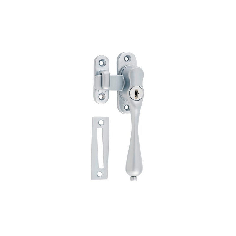 Casement Fastener - Locking Right Hand Satin Chrome