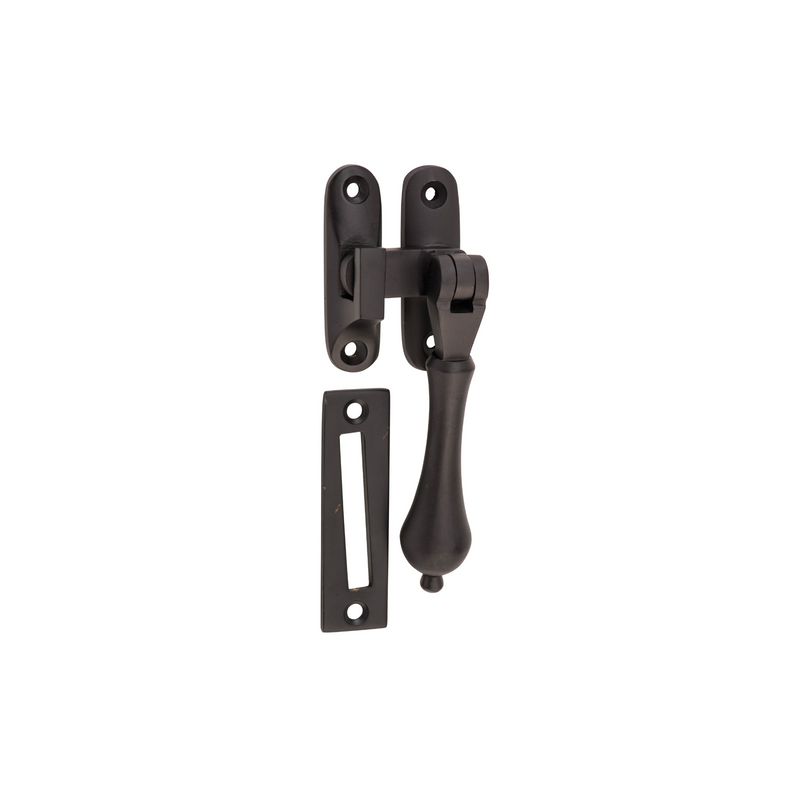 Casement Fastener - Teardrop Matt Black