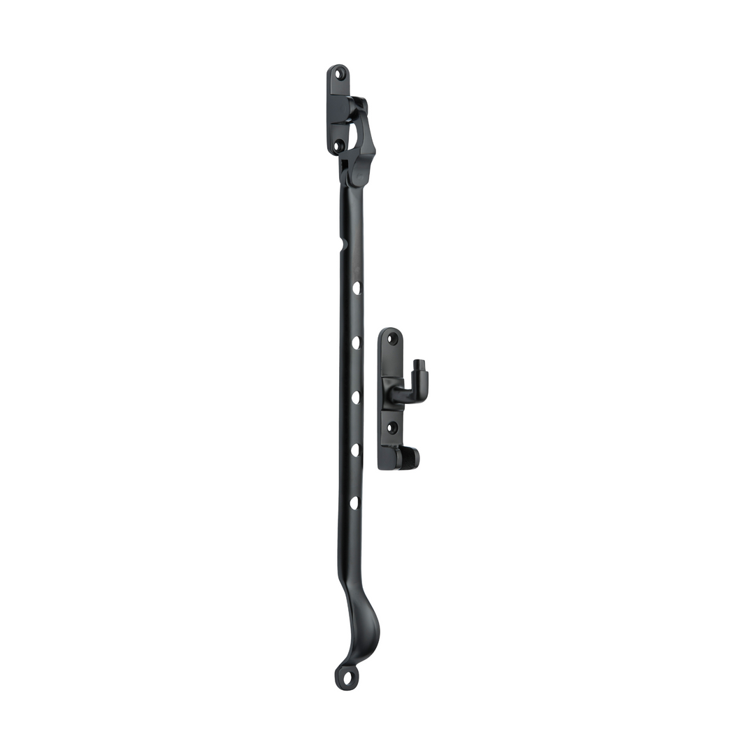 Casement Stay - Sidemount Matt Black