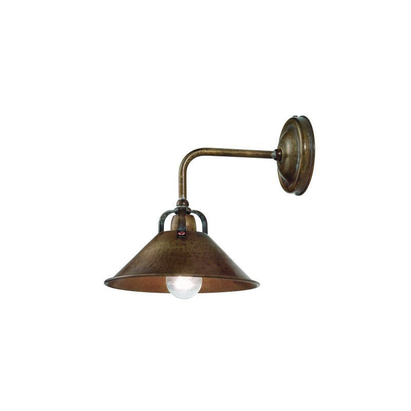 Cascina Brass Straight Arm Wall Light