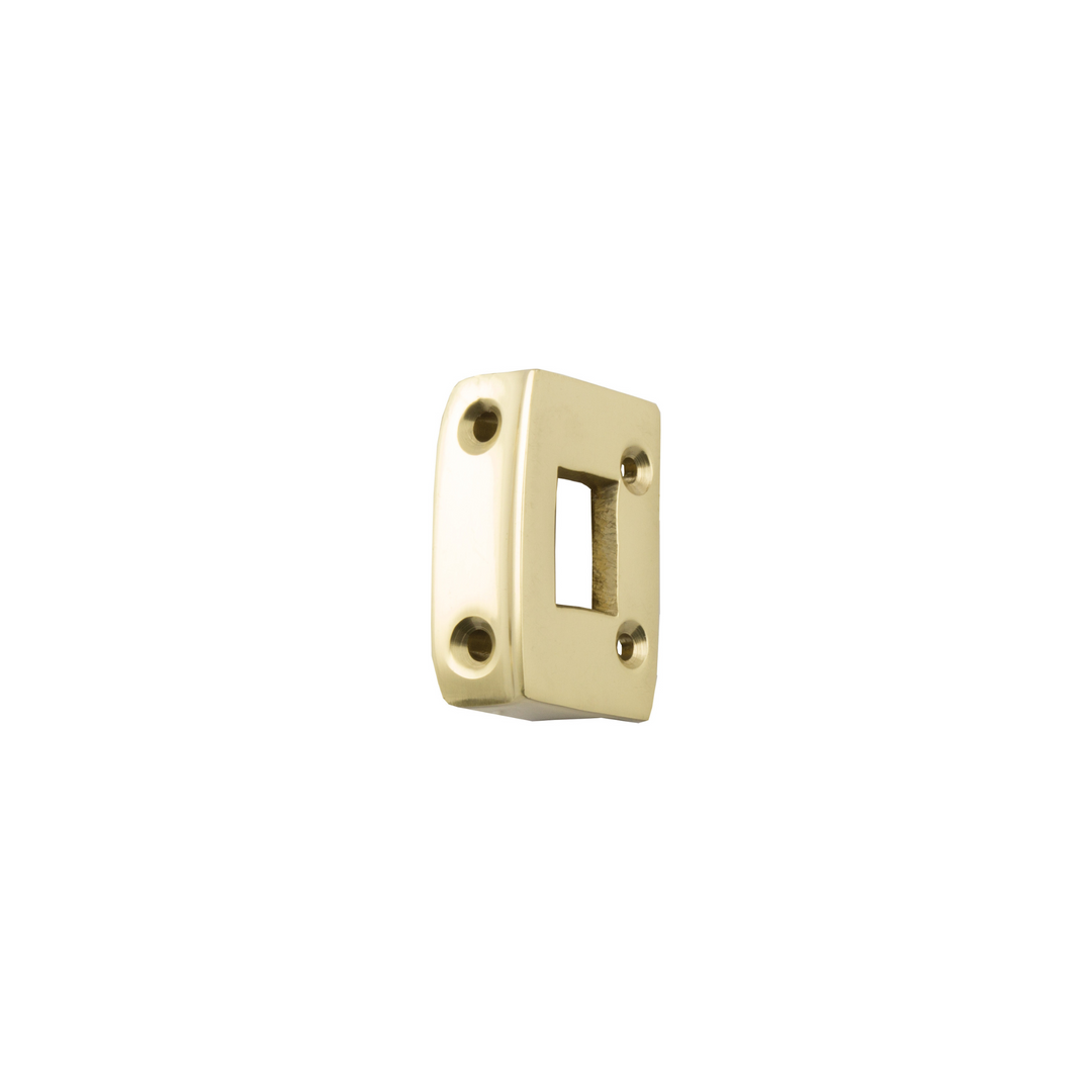 Screen Door Latch Box Keeper Polished Brass