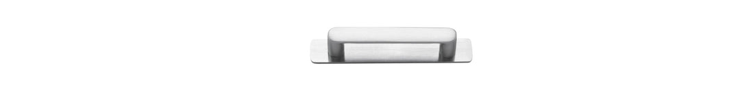 Osaka Cabinet Pull with Backplate Brushed Chrome CTC 96mm