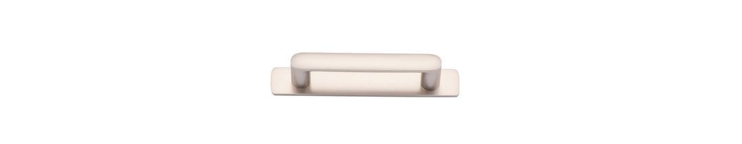 Osaka Cabinet Pull with Backplate Satin Nickel CTC 96mm