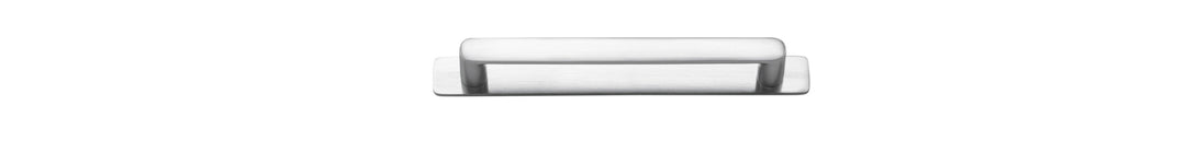 Osaka Cabinet Pull with Backplate Brushed Chrome CTC 160mm