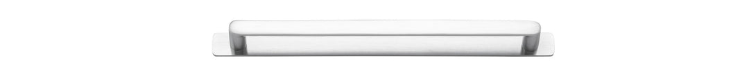 Osaka Cabinet Pull with Backplate Brushed Chrome CTC 256mm