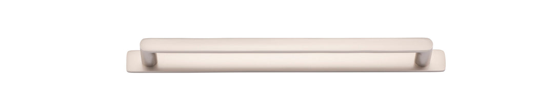 Osaka Cabinet Pull with Backplate Satin Nickel CTC 256mm