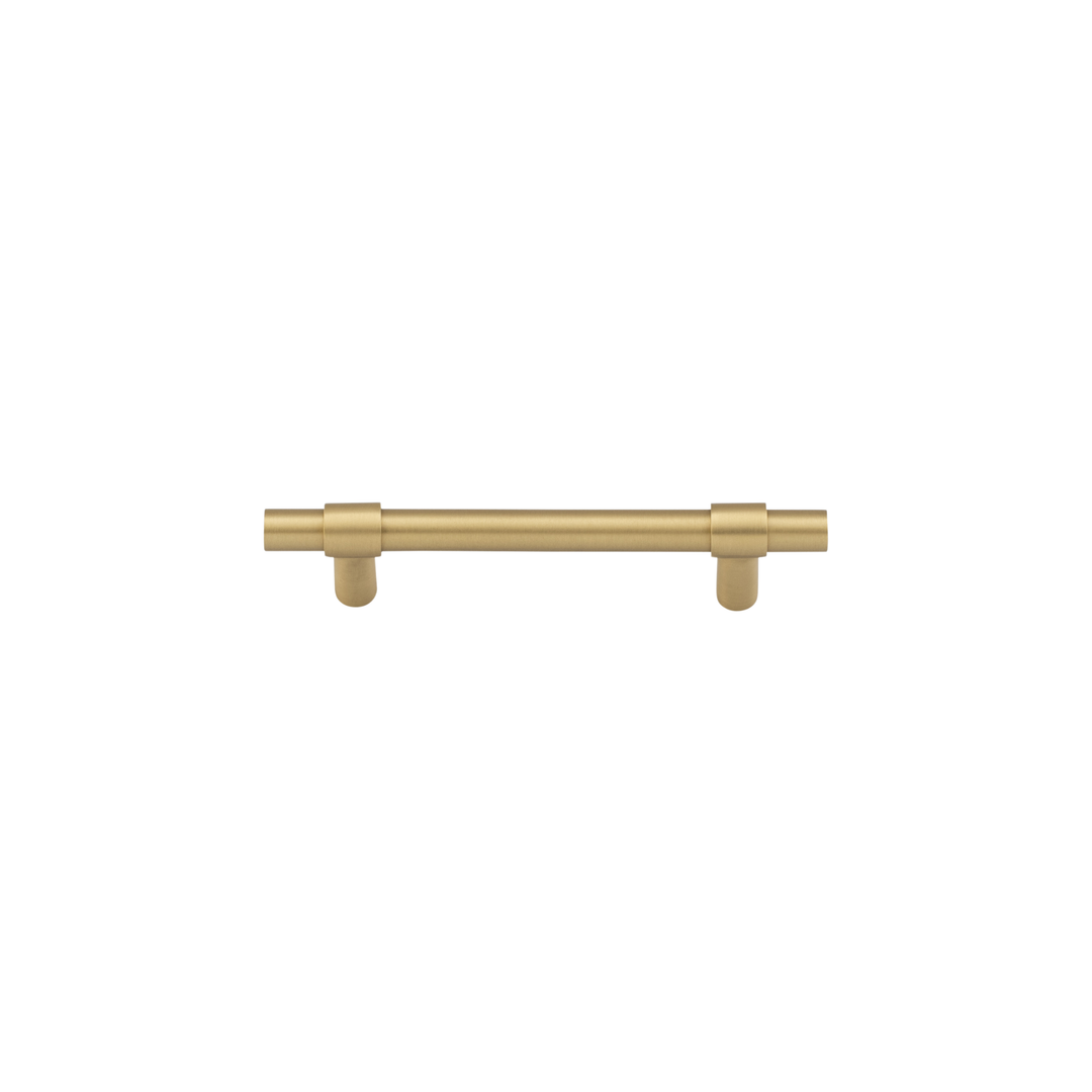 Helsinki Cabinet Pull Brushed Brass CTC 96mm