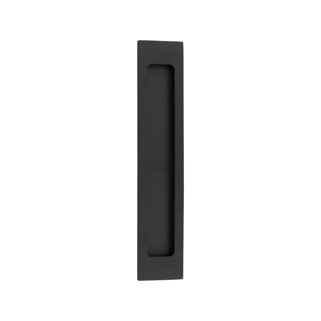 Flush Pull Rectangular Matt Black