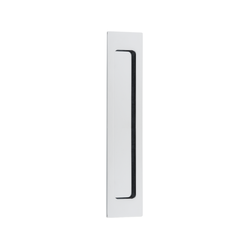 Flush Pull Rectangular Polished Chrome